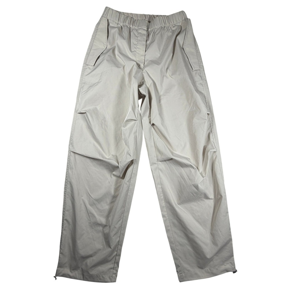 Aritzia The Group by Babaton Beige Parachute Barrel Pants Size 00 Adjustable Hem